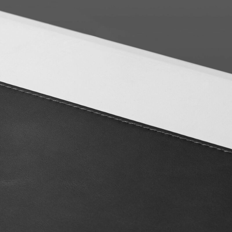 Mouse pad piele ecologica pentru birou Spigen, negru, LD301