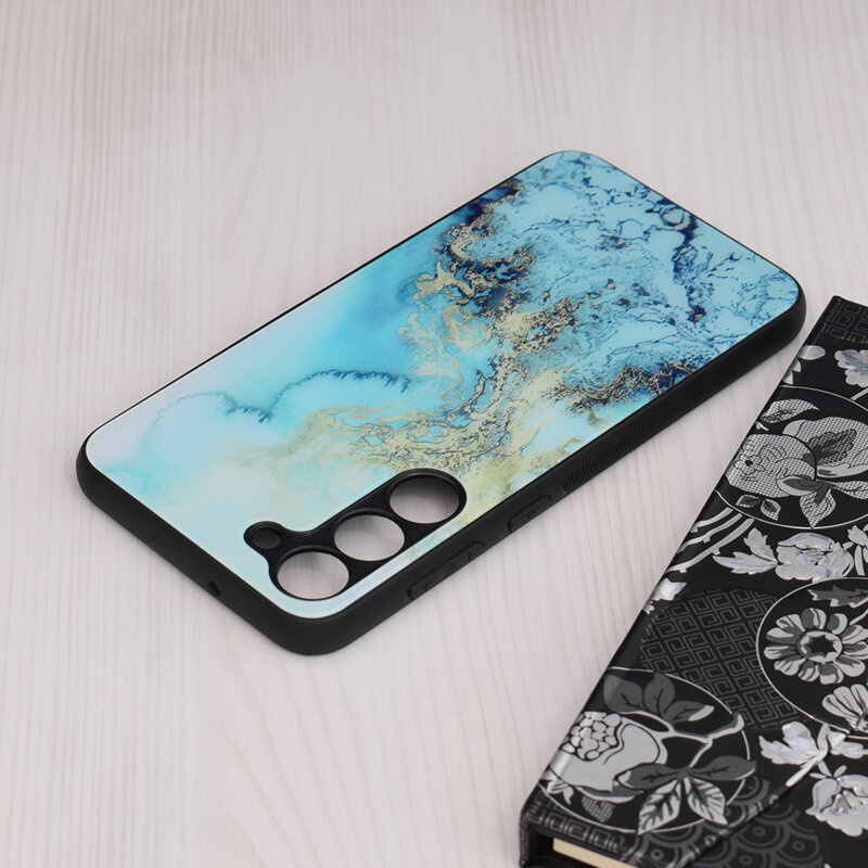 Husa Samsung Galaxy S23 Plus Techsuit Glaze, Blue Ocean