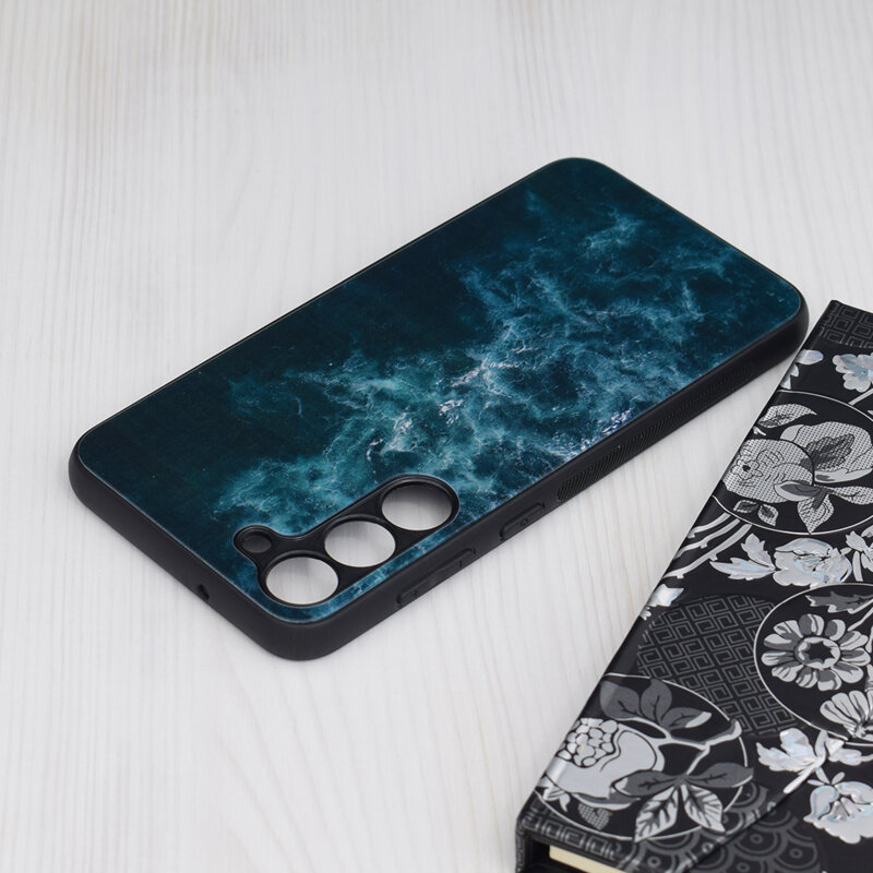 Husa Samsung Galaxy S23 Plus Techsuit Glaze, Blue Nebula