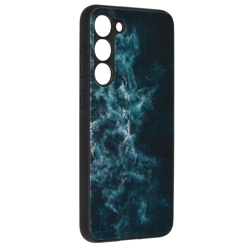 Husa Samsung Galaxy S23 Plus Techsuit Glaze, Blue Nebula