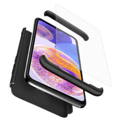 [Pachet 360°] Husa + folie Samsung Galaxy A23 GKK Original, negru