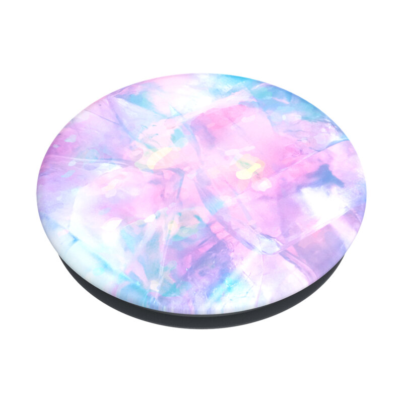 Popsockets original, suport cu functii multiple, Basic Crystal Opal