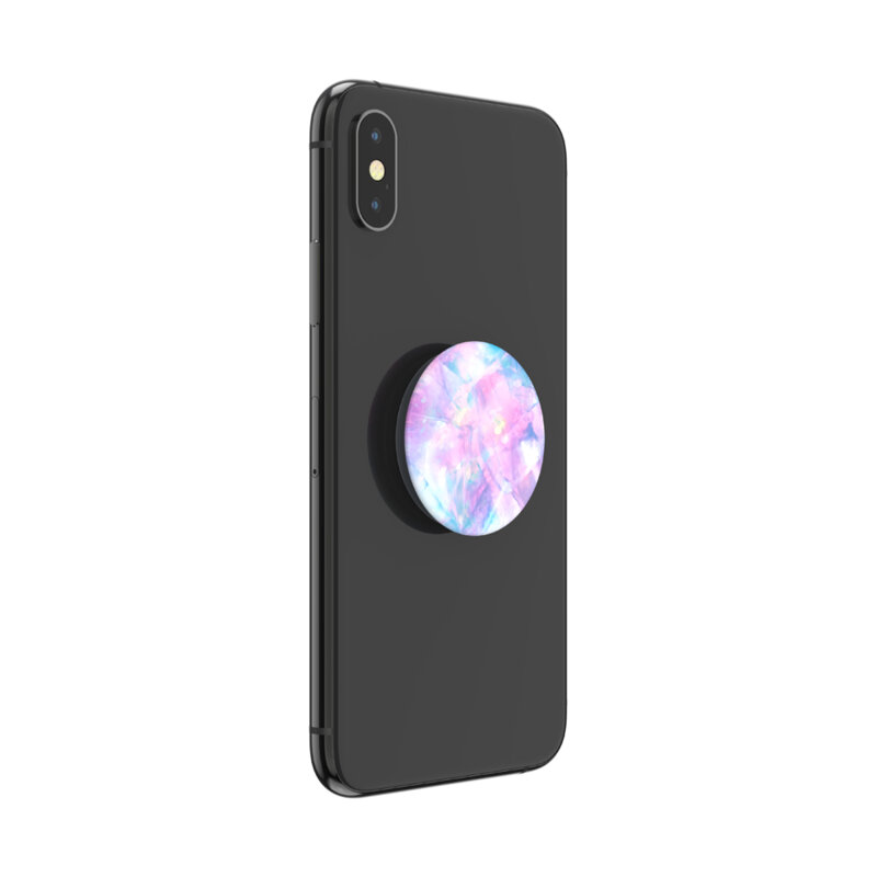 Popsockets original, suport cu functii multiple, Basic Crystal Opal