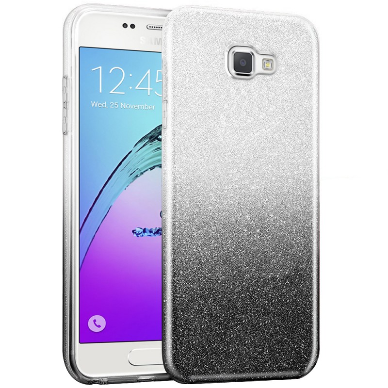 Husa Samsung Galaxy A5 2016 A510 Gradient Color TPU Sclipici - Negru