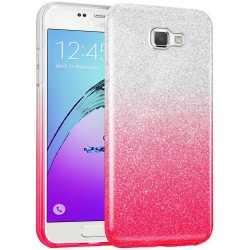 Husa Samsung Galaxy A5 2016 A510 Gradient Color TPU Sclipici - Roz