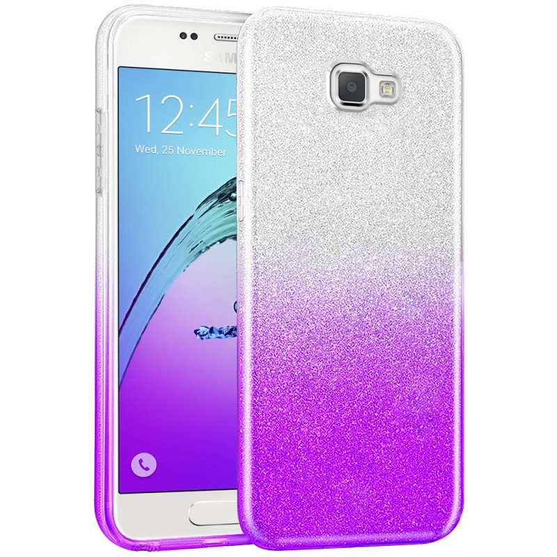 Husa Samsung Galaxy A5 2016 A510 Gradient Color TPU Sclipici - Mov