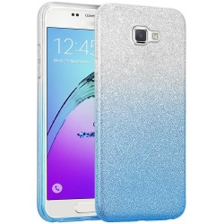 Husa Samsung Galaxy A5 2016 A510 Gradient Color TPU Sclipici - Albastru