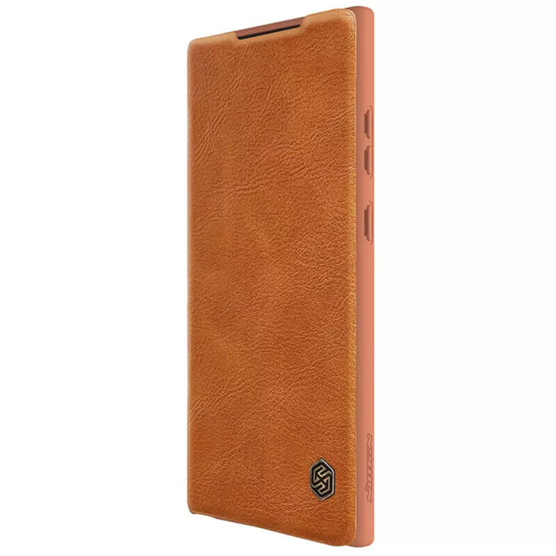 Husa Samsung Galaxy S23 Ultra Nillkin QIN Pro Leather, maro