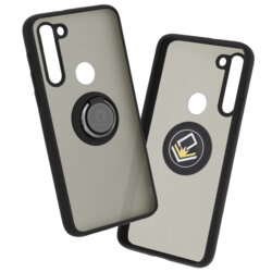 Husa Motorola Moto G8 Power Lite Techsuit Glinth cu inel suport stand magnetic, negru
