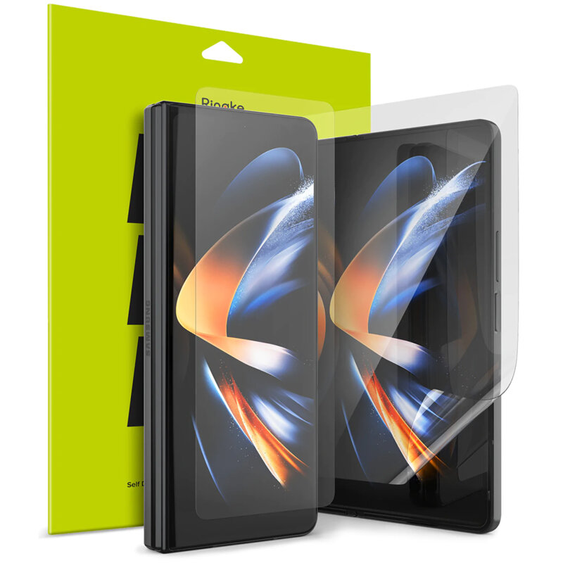 Folie Samsung Galaxy Z Fold4 Ringke Dual Easy Film Full Coverage, transparenta