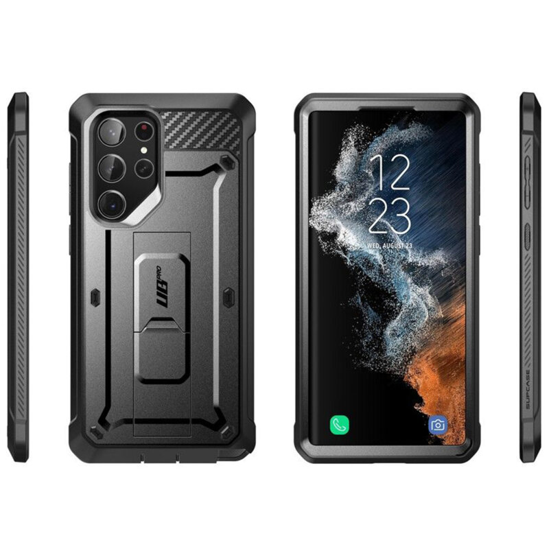 Husa Samsung Galaxy S23 Ultra Supcase Unicorn Beetle Pro, negru