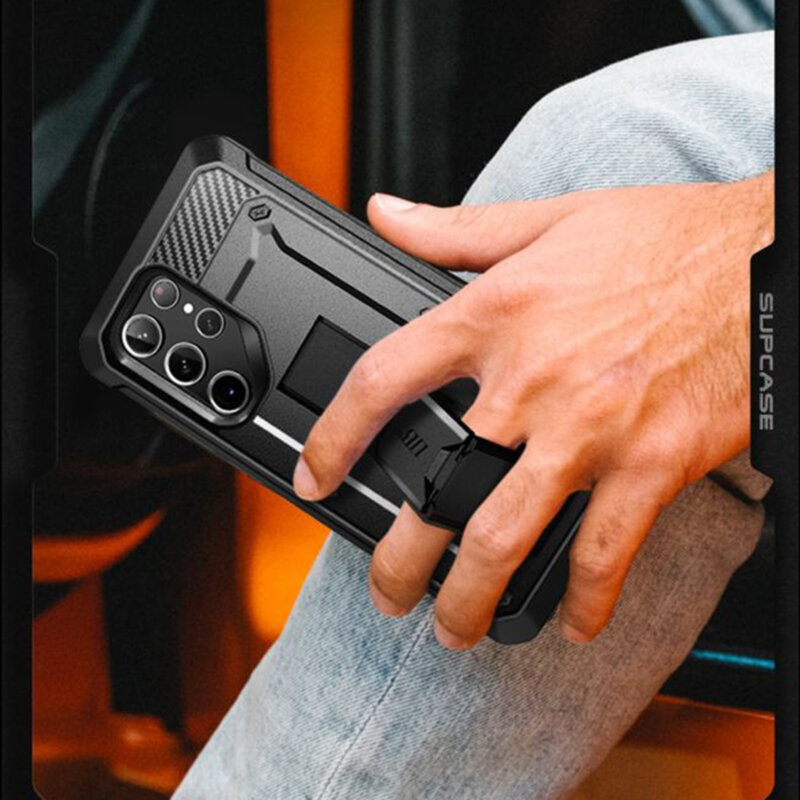 Husa Samsung Galaxy S23 Ultra Supcase Unicorn Beetle Pro, negru