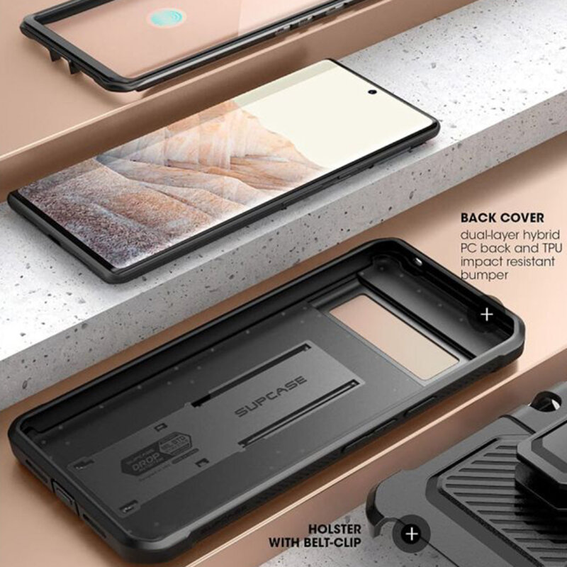 Husa Google Pixel 7 Pro Supcase Unicorn Beetle Pro, negru