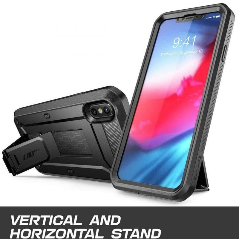 Husa iPhone XS Max Supcase Unicorn Beetle Pro [No Clip], negru