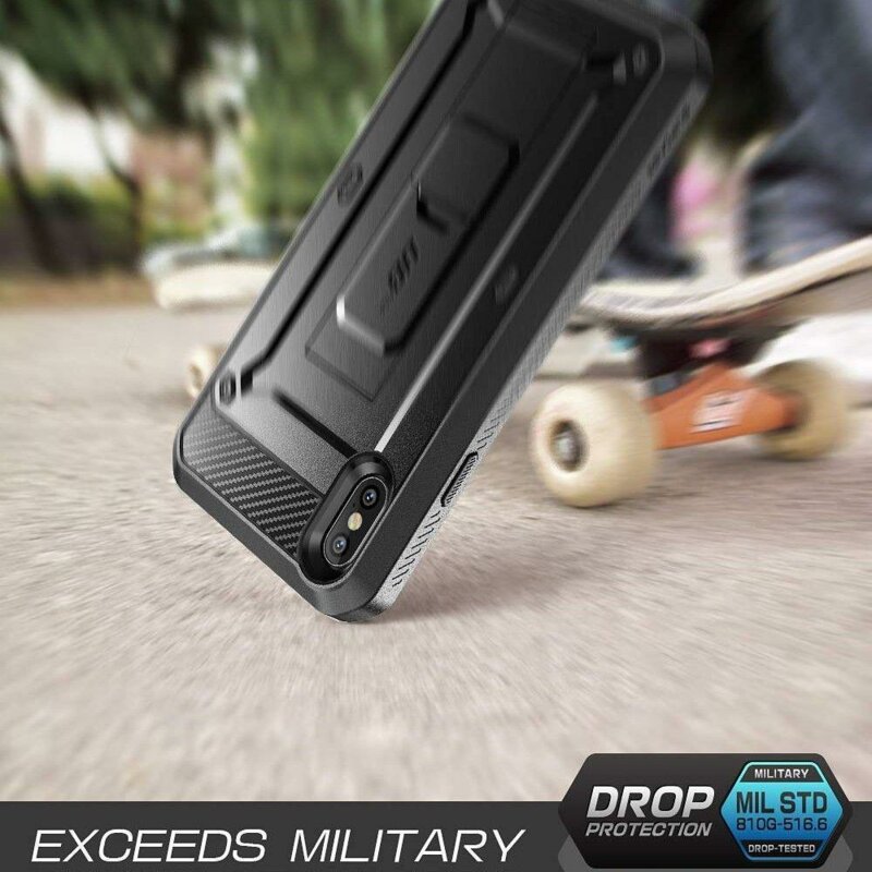 Husa iPhone XS Max Supcase Unicorn Beetle Pro [No Clip], negru