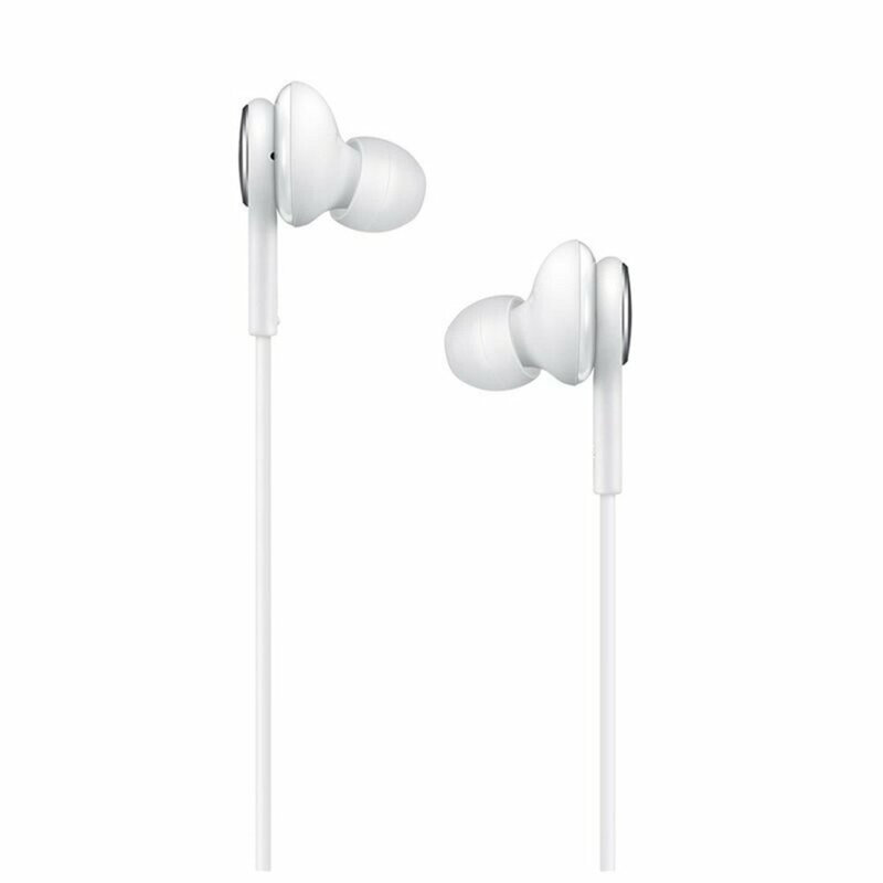 Casti in-ear originale Samsung AKG, Type-C, microfon, alb, EO-IC100BWEGEU, blister