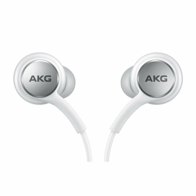 Casti in-ear originale Samsung AKG, Type-C, microfon, alb, EO-IC100BWEGEU, blister