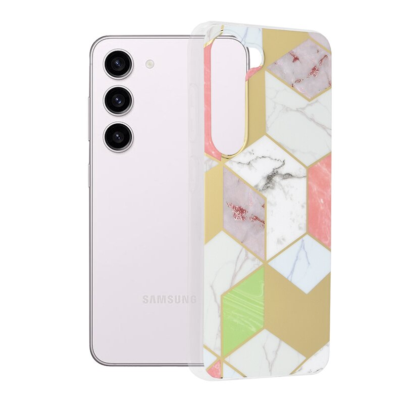 Husa Samsung Galaxy S23 Techsuit Marble, mov