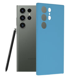 Husa Samsung Galaxy S23 Ultra Techsuit Soft Edge Silicone, albastru