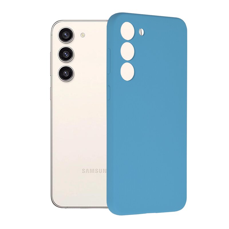 Husa Samsung Galaxy S23 Plus Techsuit Soft Edge Silicone, albastru