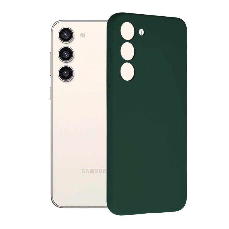 Husa Samsung Galaxy S23 Plus Techsuit Soft Edge Silicone, verde