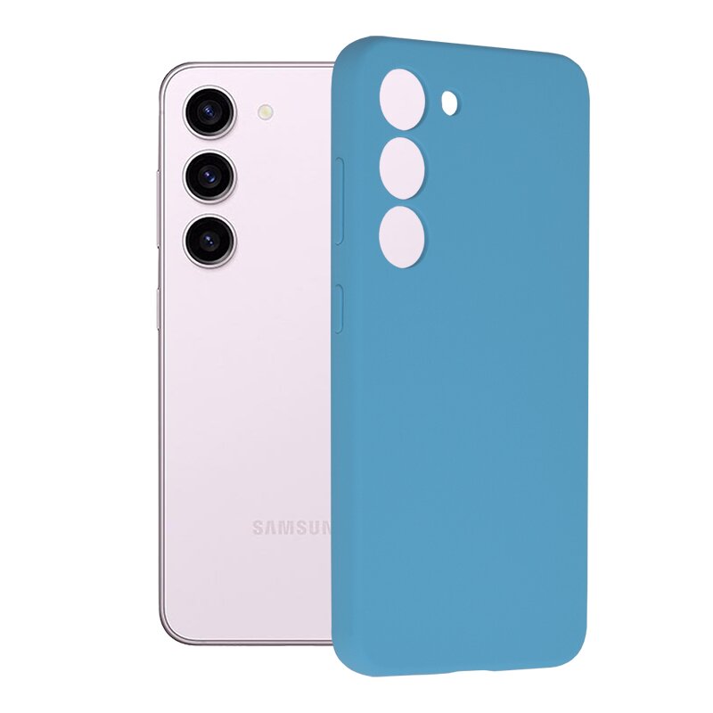 Husa Samsung Galaxy S23 Techsuit Soft Edge Silicone, albastru