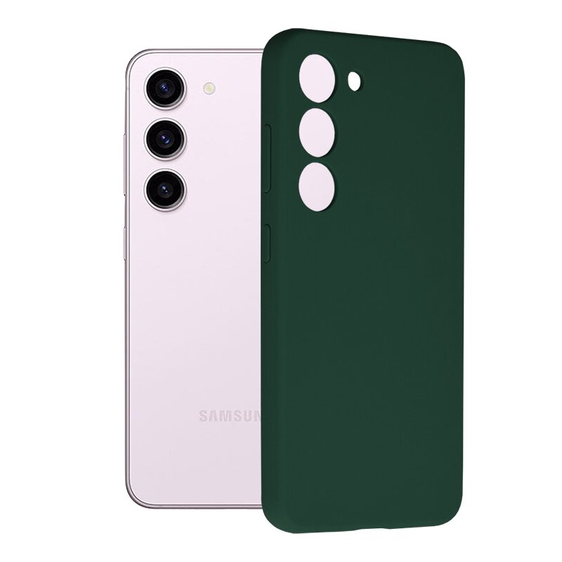 Husa Samsung Galaxy S23 Techsuit Soft Edge Silicone, verde