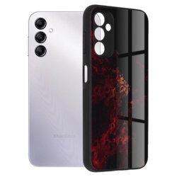 Husa Samsung Galaxy A14 5G Techsuit Glaze, Red Nebula