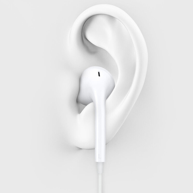 Casti stereo Type-C in-ear cu microfon Oppo MH147, alb, bulk