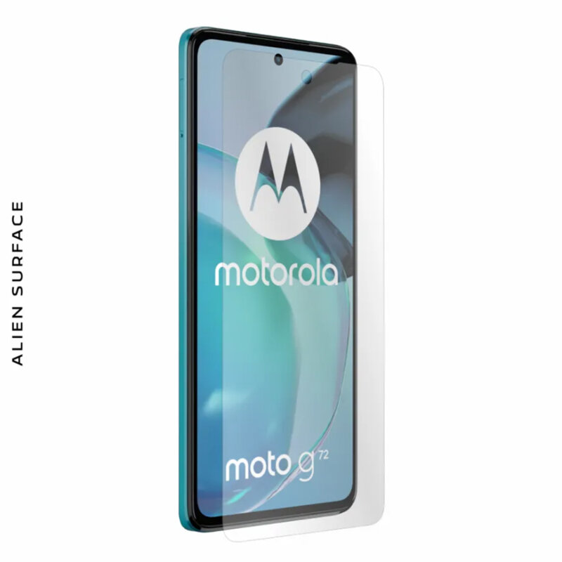 Folie 360° Motorola Moto G72 Alien Surface ecran, spate, laterale, camera, transparenta