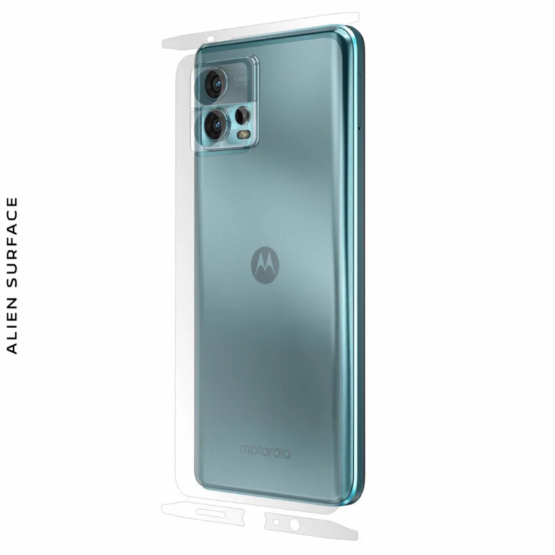 Folie 360° Motorola Moto G72 Alien Surface ecran, spate, laterale, camera, transparenta