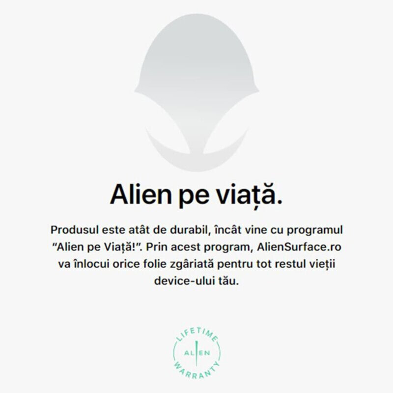 Folie regenerabila Xiaomi Redmi Note 11 Pro+ 5G Alien Surface Case Friendly, transparenta