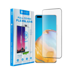 Folie Huawei P40 Pro Bestsuit Fullcover Flexible Glass 9H Hot Bending V2 - Negru