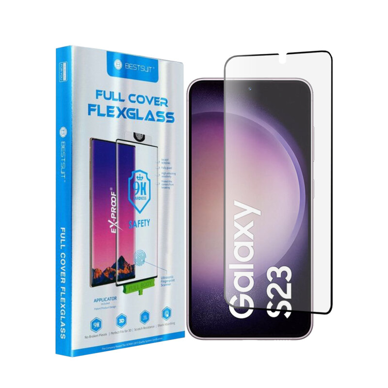 Folie Samsung Galaxy S23 Bestsuit Full Cover Hot Bending, negru