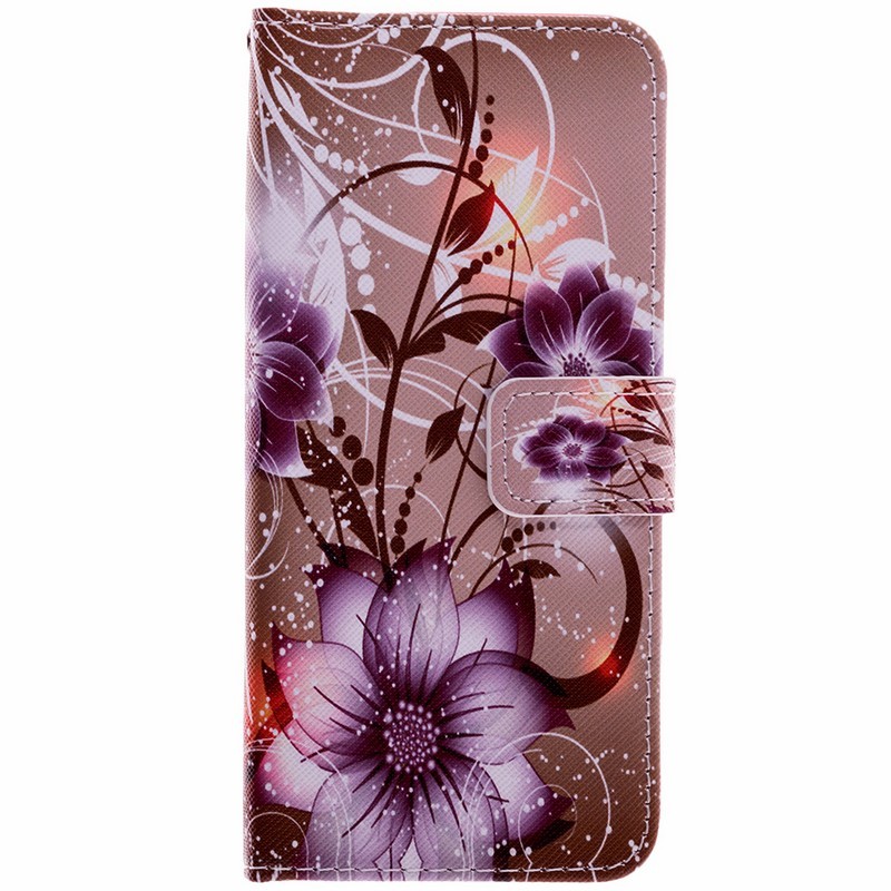 Husa Samsung Galaxy S8 Book Purple Flowers
