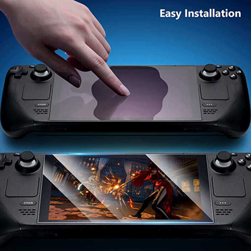 Folie sticla Steam Deck Spigen Glas.tR EZ Fit, transparenta