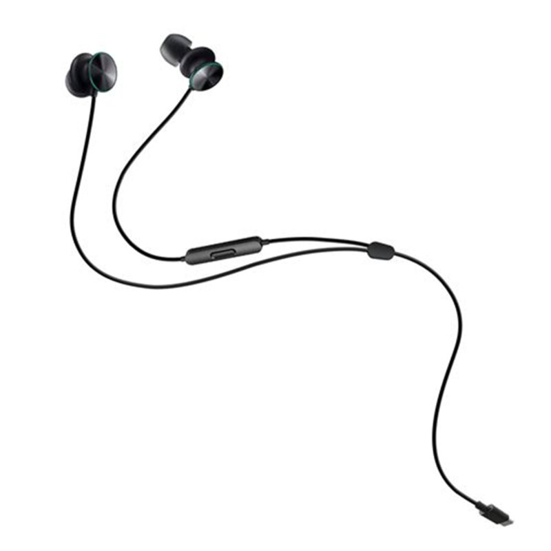 Casti in-ear tip C cu microfon Oppo MH152, bulk, negru