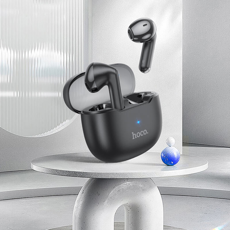 Casti half-in-ear Bluetooth TWS Noise-Cancelling Hoco EW29, alb