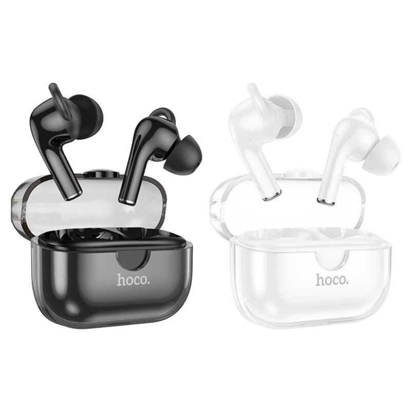 Casti in-ear TWS Bluetooth Noise Cancelling Hoco EW22, negru
