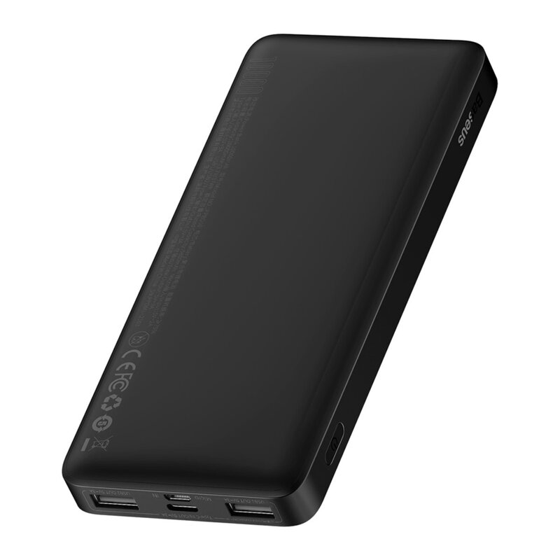 Baterie externa 10000mAh Baseus, 2xUSB, Type-C, Micro-USB, PPBD050001