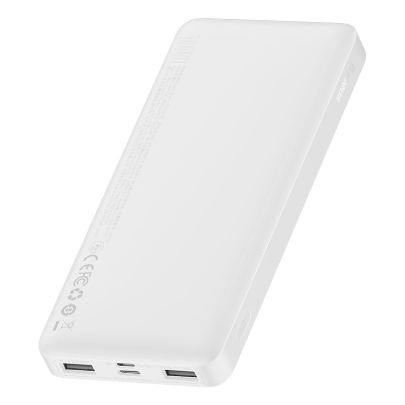 Baterie externa 10000mAh Baseus, 2xUSB, Type-C, Micro-USB, PPBD050002