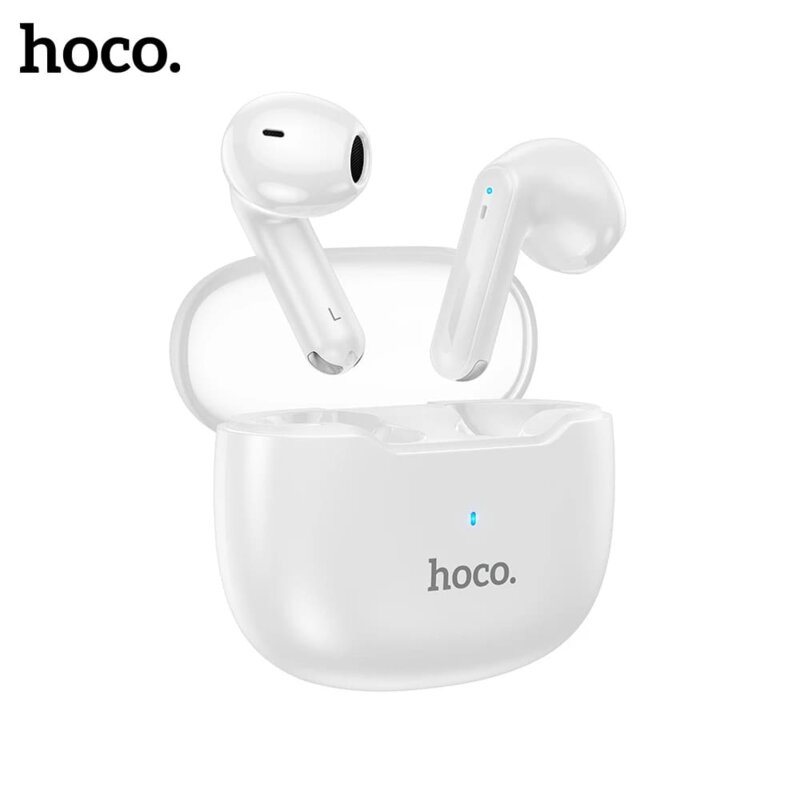 Casti half-in-ear Bluetooth TWS Noise-Cancelling Hoco EW29, alb