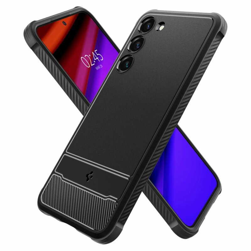 Husa Samsung Galaxy S23 Plus Spigen Rugged Armor, negru