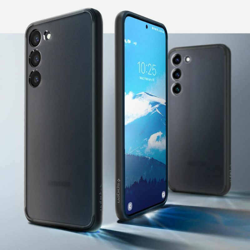 Husa Samsung Galaxy S23 Spigen Ultra Hybrid, negru frost