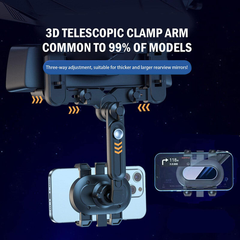 Suport auto cu prindere oglinda retrovizoare Techsuit S201