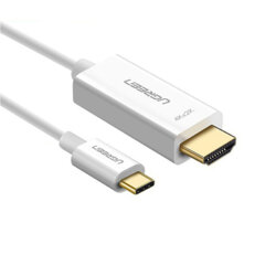 Cablu video Type-C la HDMI 4K@30Hz Ugreen, 1.5m , alb, 30841