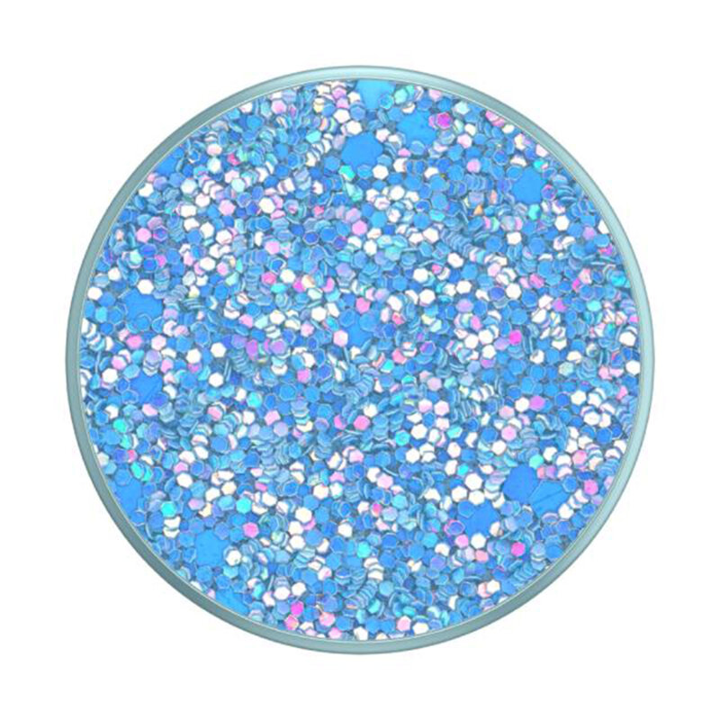 Popsockets original, suport cu functii multiple, Sparkle Tidal Blue