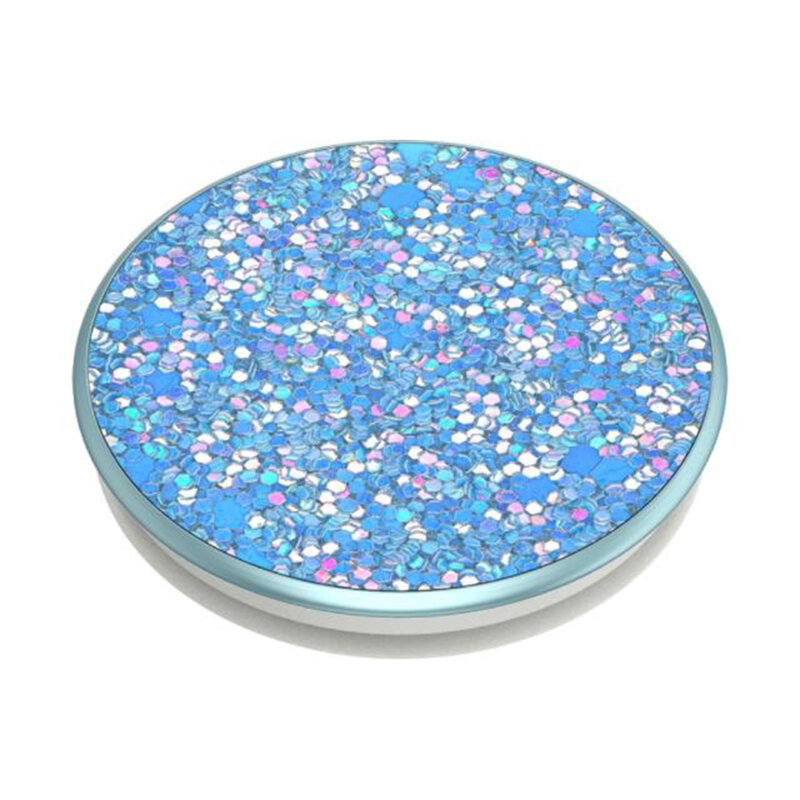 Popsockets original, suport cu functii multiple, Sparkle Tidal Blue