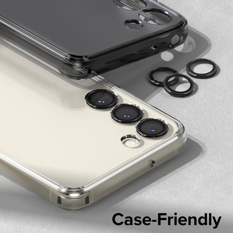 Folie sticla camera Samsung Galaxy S23 Ringke Camera Lens Frame, negru