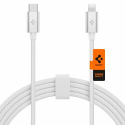 Cablu de incarcare iPhone tip C, 2m Spigen, alb, PB2200